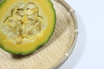 完熟したロロン (Cucurbita maxima Duchesne)