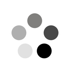 grey monochrome pallete
