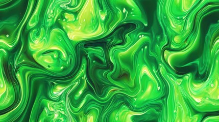 Obraz premium Bright Green Seamless Optical Art Plasma