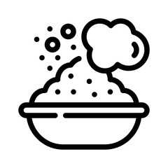 Dust Particles line icon