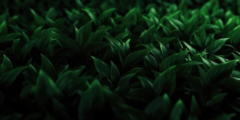 Close-up of lush green vegetation, Close-up of vibrant green foliage