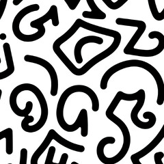 Monochrome abstract background, vector illustration
