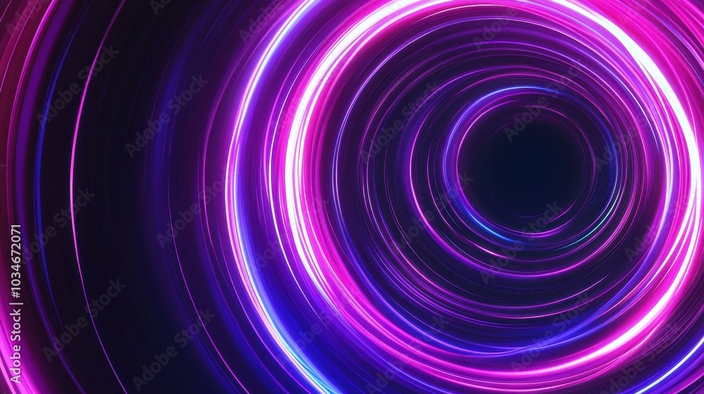 Poster step into a vibrant tunnel where colors dance and depth enchants, creating a surreal experience that