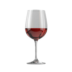 glass of red wine isolated no background transparent classy premium