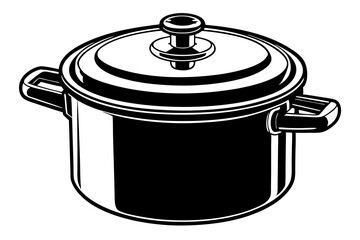  Pressure Cooker, Isolated on White Background