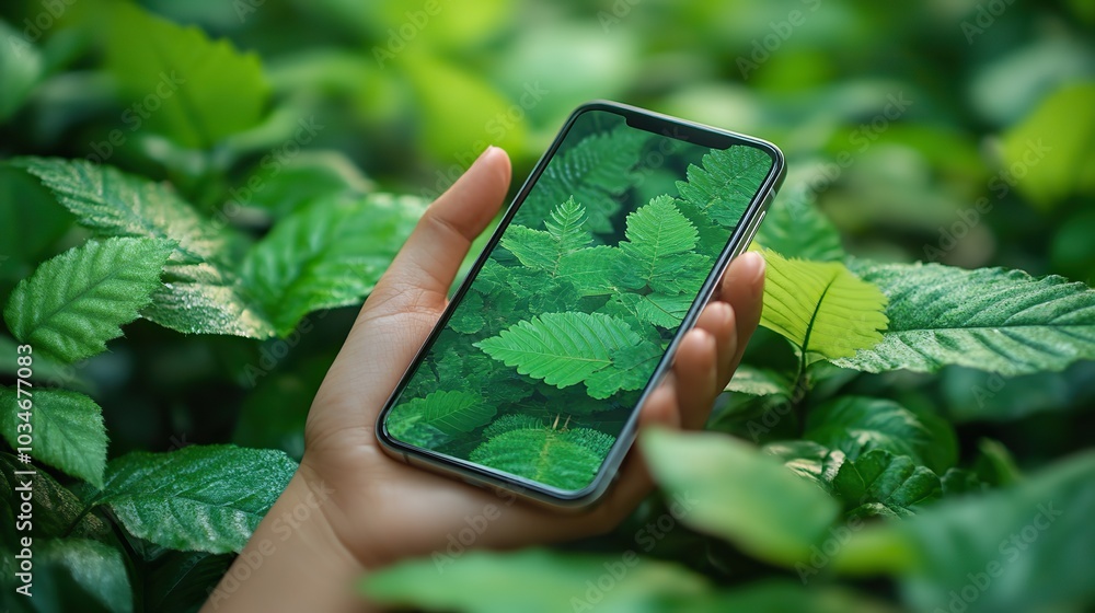 Poster user friendly smartphone application designed to track and reduce your co2 footprint monitor emissio