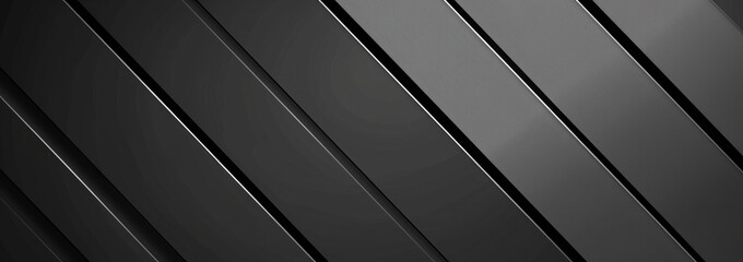 Fototapeta premium Black and silver background with diagonal lines, minimalistic style, gradient effect