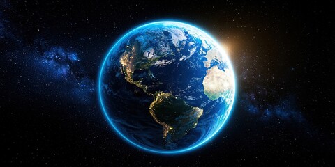 Obraz premium digital earth