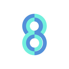Monogram 8. Number 8. Number 8 design logo. Monogram letter mark 8 logo design. Monogram design vector logo. Monogram number 8 logo design. Simple number 8 monogram. Monogram 8 design logo. 