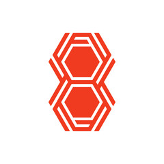 Monogram 8. Number 8. Number 8 design logo. Monogram letter mark 8 logo design. Monogram design vector logo. Monogram number 8 logo design. Simple number 8 monogram. Monogram 8 design logo. 