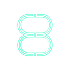 Monogram 8. Number 8. Number 8 design logo. Monogram letter mark 8 logo design. Monogram design vector logo. Monogram number 8 logo design. Simple number 8 monogram. Monogram 8 design logo. 