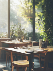 Natural Bright table in terrace