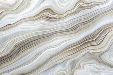 Obraz premium Aerial white agate marble with black swirls perfect for wallpapers, posters, and invitations