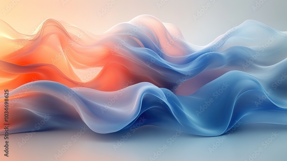 Poster aesthetic and beautiful minimalism texture based background featuring smooth color gradient perfect 