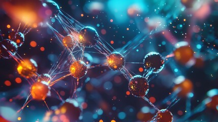 Medical researchers using AI algorithms to predict chemical reactions in drug discovery