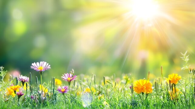 Stunning photograph of a marigold garden featuring bright orange and yellow flowers in full bloom set against an isolated background