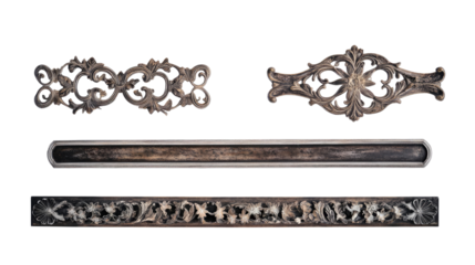 Elegant Art Frames Collection on Transparent Background Generative AI