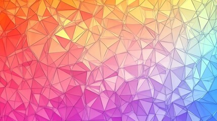 Obraz premium Line art illustration featuring a low polygon triangle pattern background