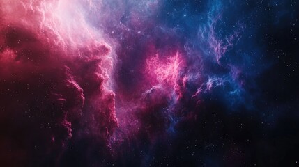 Fototapeta premium High resolution deep space image featuring a 3D cartoon rendering of a nebula perfect for science fiction fantasy themes and suitable for wallpaper and print