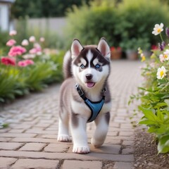 Obraz premium Niedlicher Husky