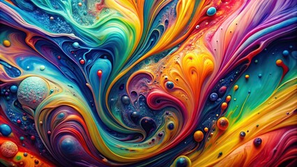 Asymmetrical abstract colorful background