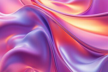 Obraz premium Elegant Abstract Curved Lines with Light Background Design 3D Render for Modern Art Visuals