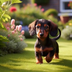 niedlicher Dackel Welpe