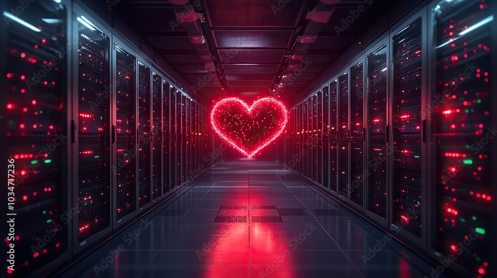 Poster cloud health solutions scalable dat storage option represented by cloud icon with heartbeat in serve