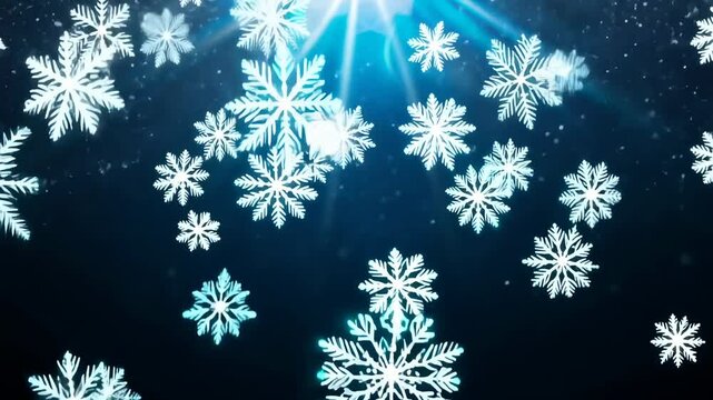 クリスマスの雪降り3