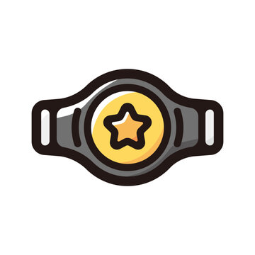 recommend clip art: Championship belt outline icon for graphic design, apps and websites