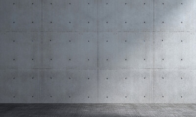 The modern interior design concept of lounge and living room and empty concrete wall background