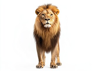 lion isolated on white background