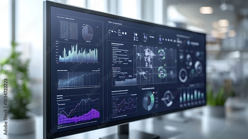 Poster detailed infographic showcasing wind turbine efficiency monitoring featuring dat on performance metr
