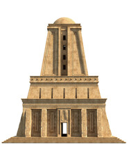 3d render Egyptian obelisk