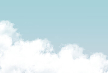 背景素材_青空と雲