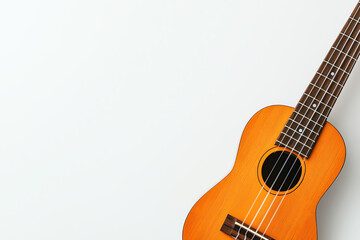 Obraz premium Ukulele on a white isolate background