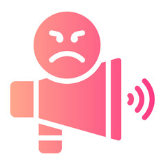 megaphone gradient icon