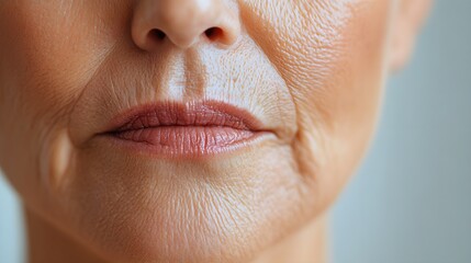 Detailed blog on wrinkle treatments around the mouth, comparing before-and-after images of laser resurfacing, fillers, and natural collagen restoration