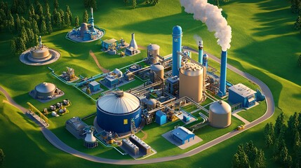 Industrial complex overview