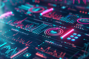 Obraz premium Futuristic Interface