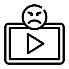 video line icon
