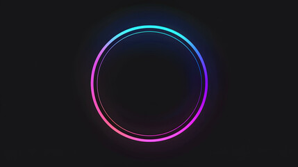 Blue circular token frame, anime cartoon design, set against a black backdrop, vibrant colors and playful aesthetic, ideal for digital displays