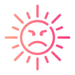 sun gradient icon