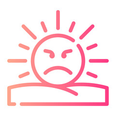 sunrise gradient icon