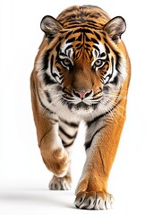 Fototapeta premium tiger isolated on white background