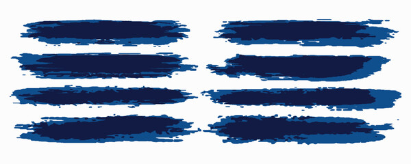 Abstract Blue and White Grunge Background with Halftone Style. Brush Stroke Illustration for Banner