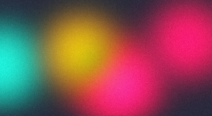 Red orange blue color spot abstract grainy gradient texture backdrop design, vibrant colors noisy gradient, noise texture, header, poster, banner, copy space.