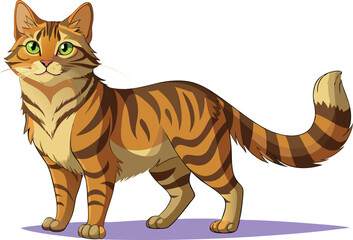 Fototapeta premium cat vector illustration.