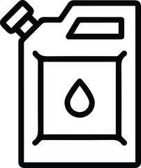 Oil icon symbol vector image Illustration
