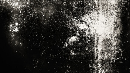 Obraz premium Black & White Photocopy Noise Texture with Scanned Grain and Film Negative Effects